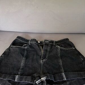 Black nasty gal shorts